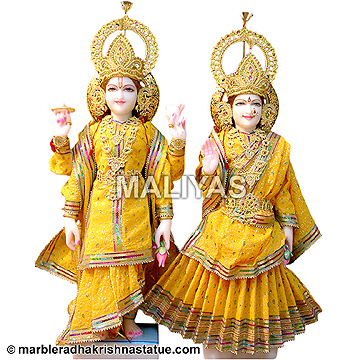 Marble Lakshmi Narayan Idols
