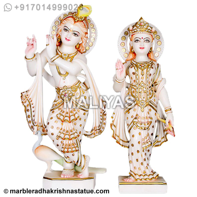 Beautiful Idols of Radha Krishna Moorti