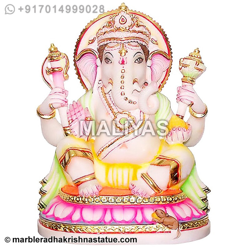 Beautiful Lord Ganesh Statue from Marble
