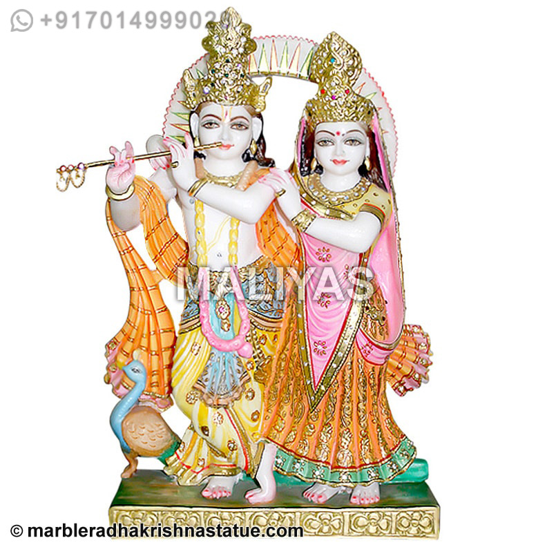 Beautiful Radha Krishna from Marble