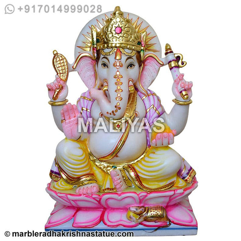 Ganapati Marble Moorti