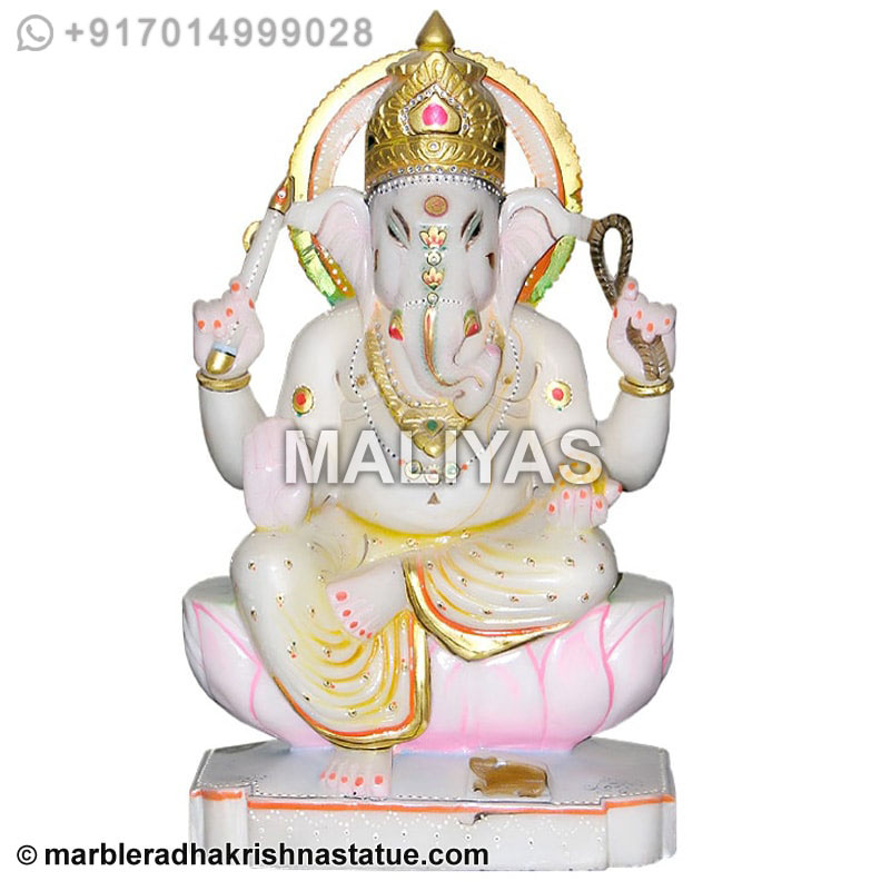 Ganesha Marble Statue