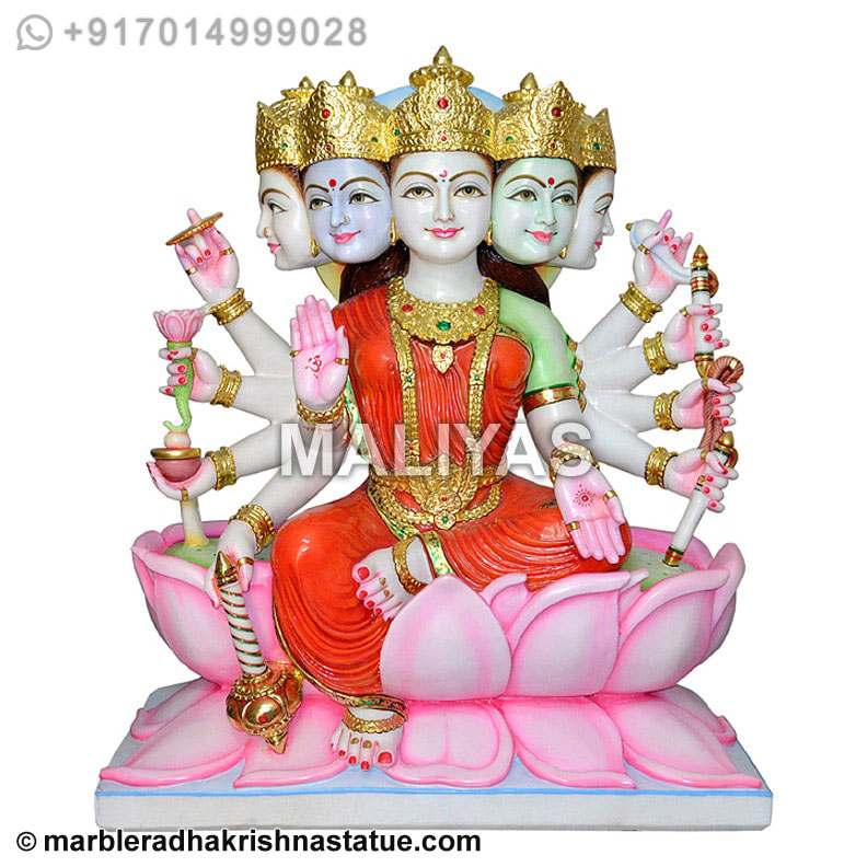 Goddess Panchmukhi Gayatri Statue