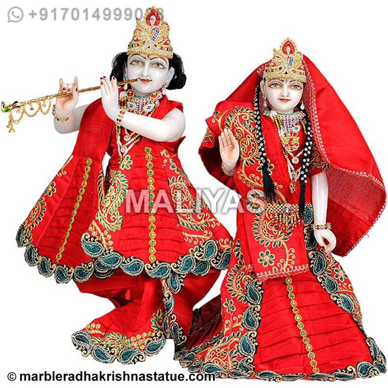 Iskcon Radha Krishna Marble Moorti