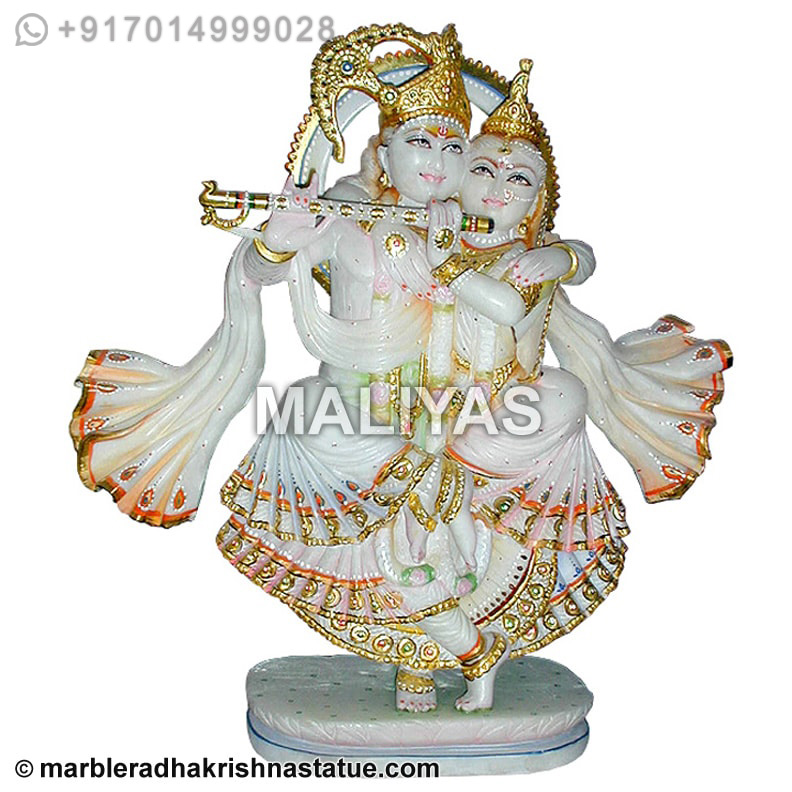 Jugal Dancing Radha Krishna Statue