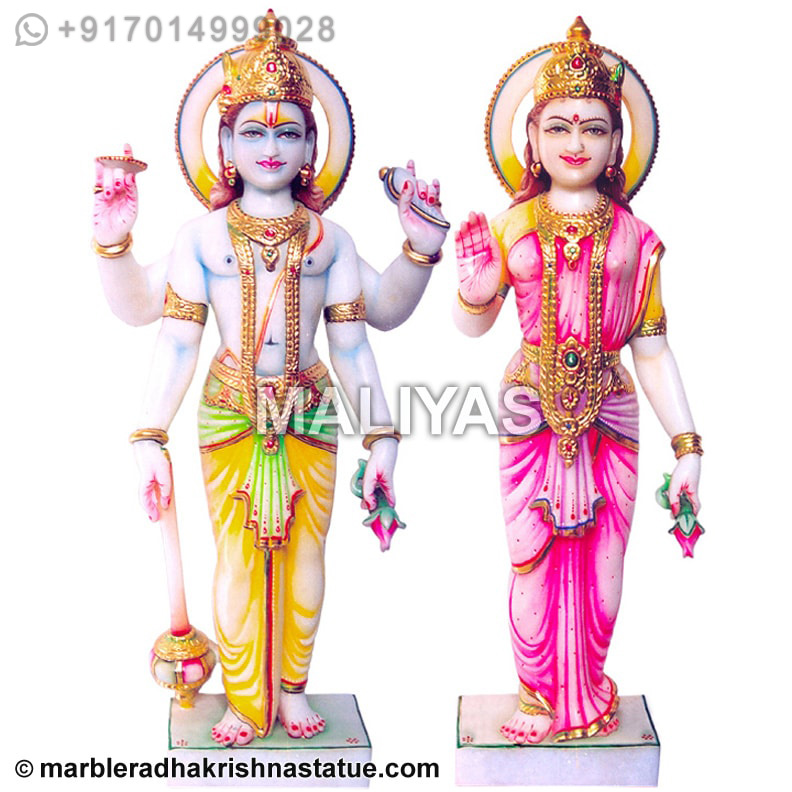 Laxmi Narayan Marble Statues