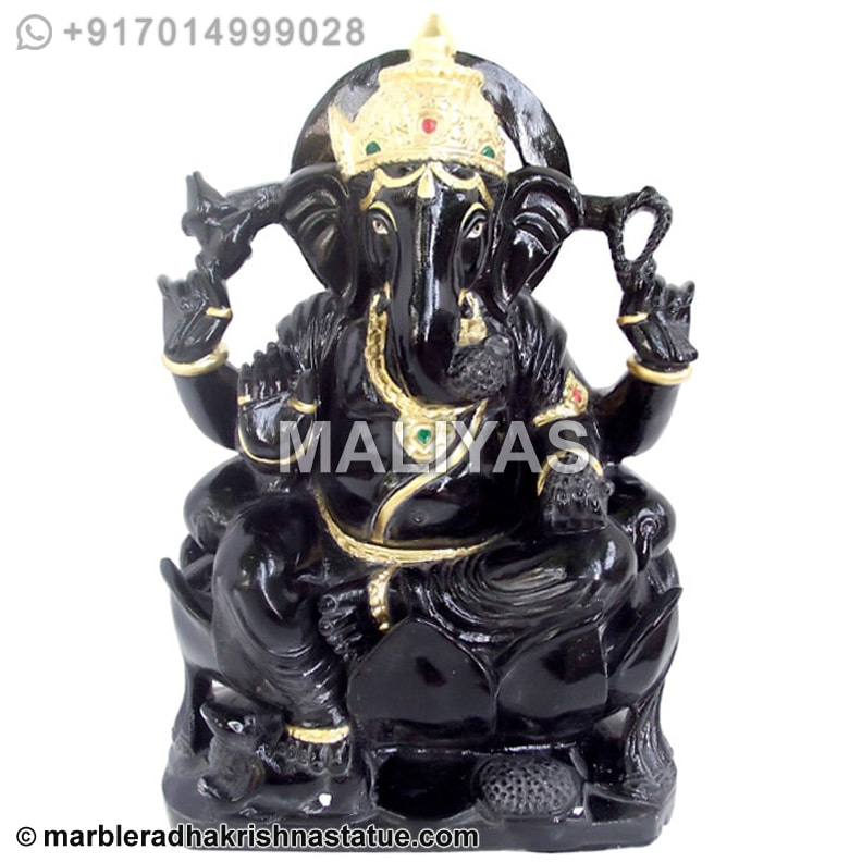 Lord Ganesha from Black Marble