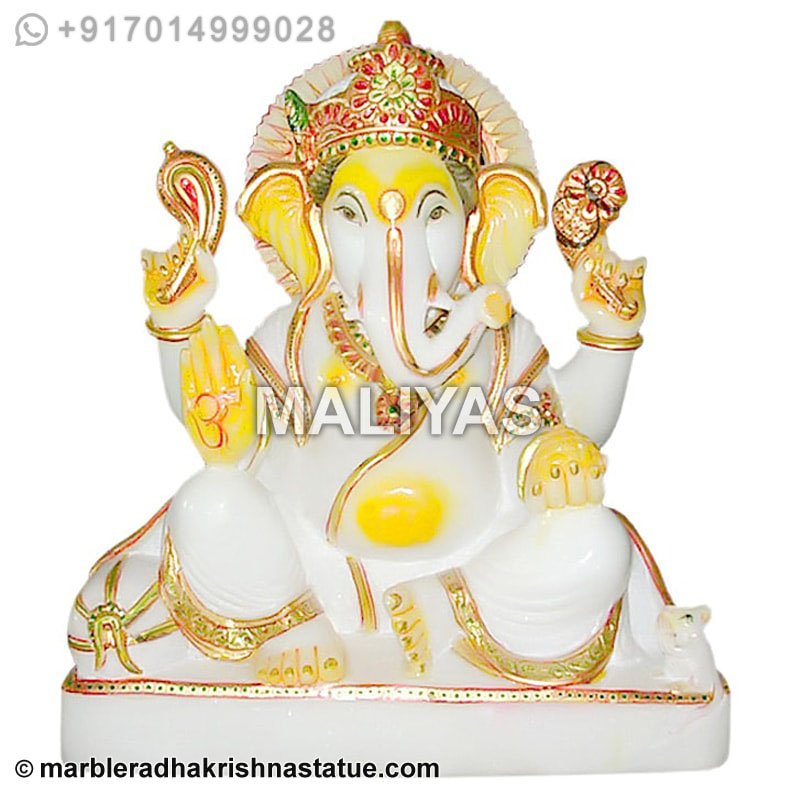 Makrana Marble Ganesh Ji Statue