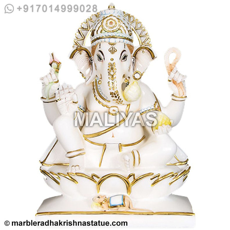 Makrana Marble Ganesh Ji Statue
