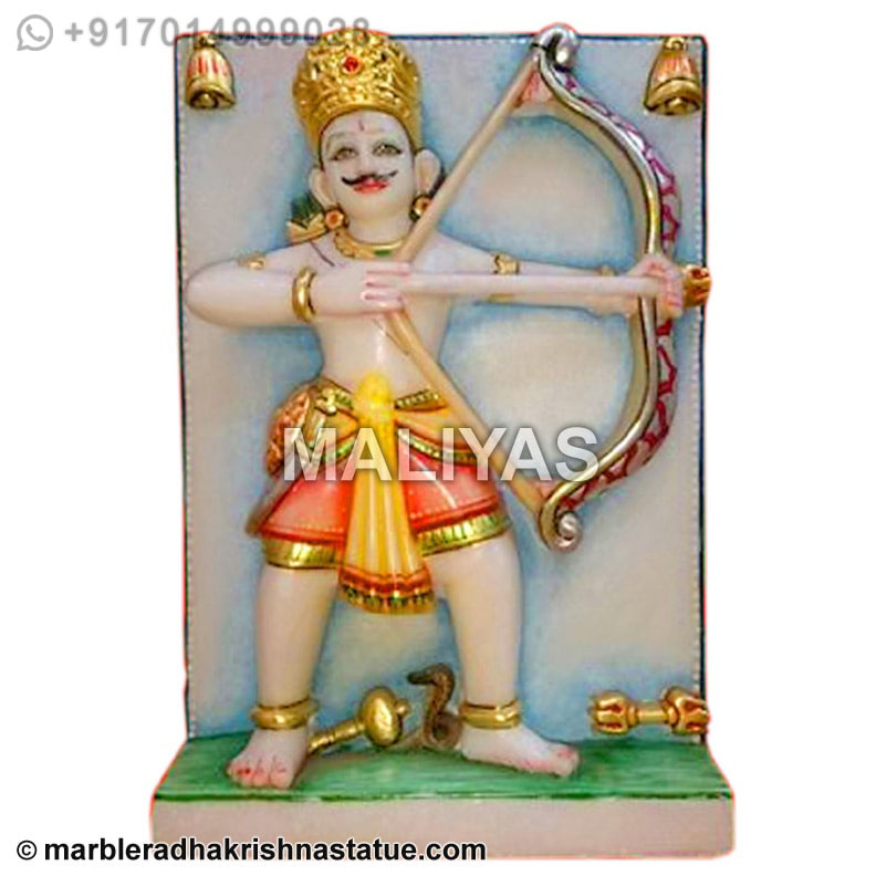 Makrana Marble Ghantakarna Mahavir Moorti