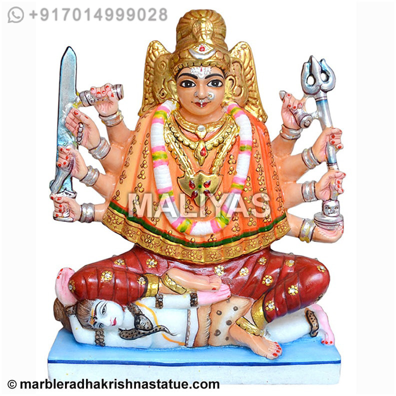 Marble Bhadrakali Statue