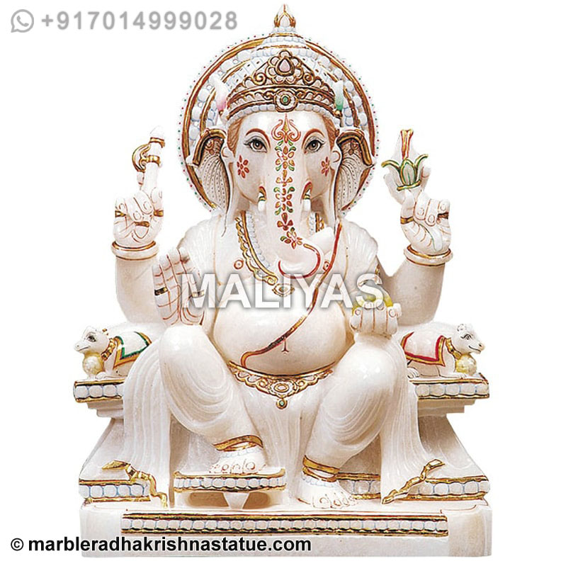 Marble Ganpati Statue