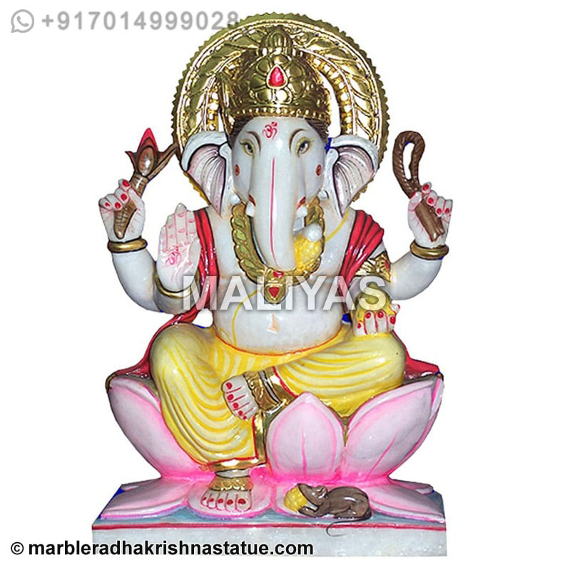 Marble Idol of Lord Ganesha