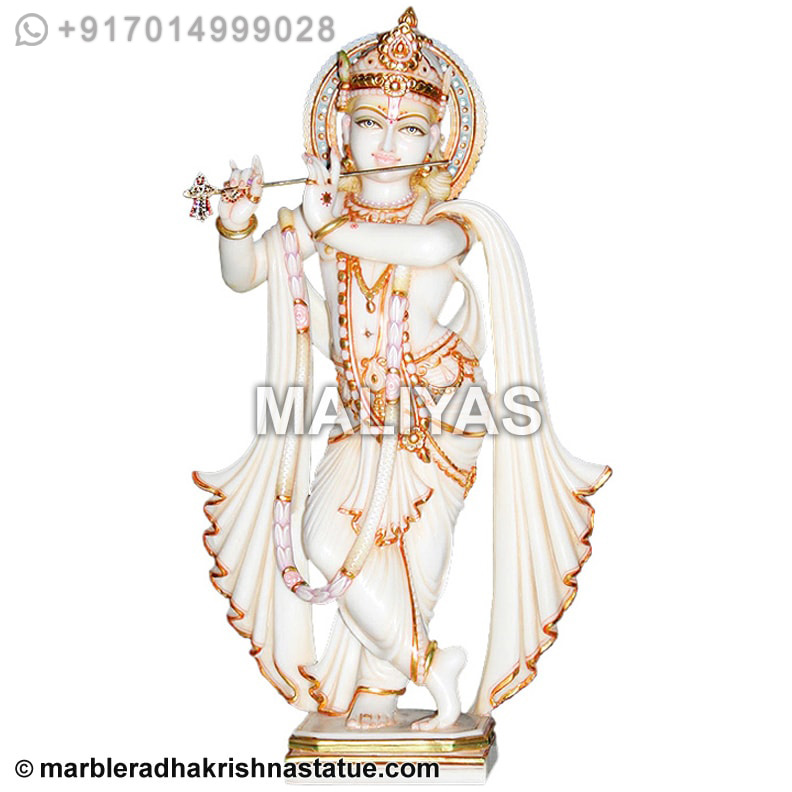 Marble Krishna Statue