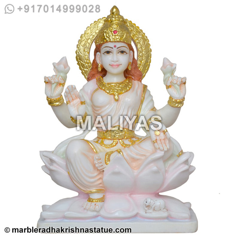 Marble Lakshmi Statue