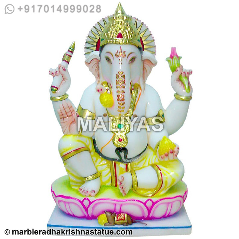 Marble Lord Ganesha Idol