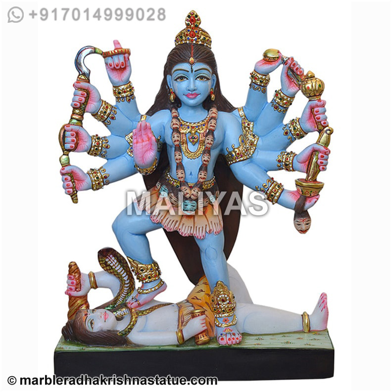 Marble Maha Kali Statue