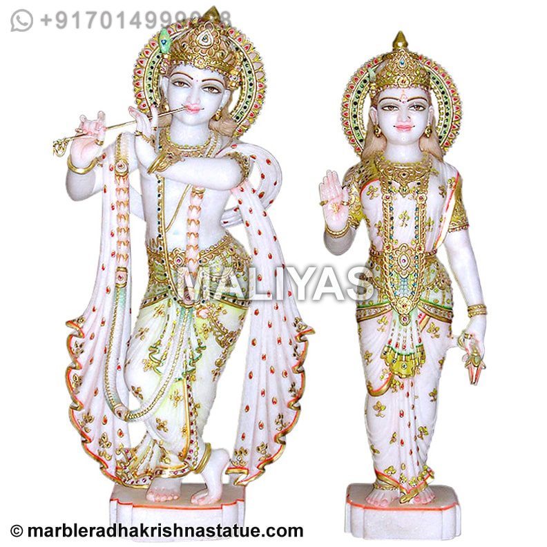 Marble Murti of Radha Krishna