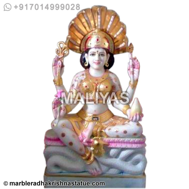 Marble Padmavati Statue