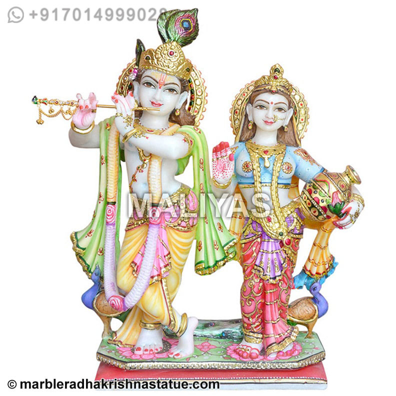 Marble Radha Krishna Murti Supplier