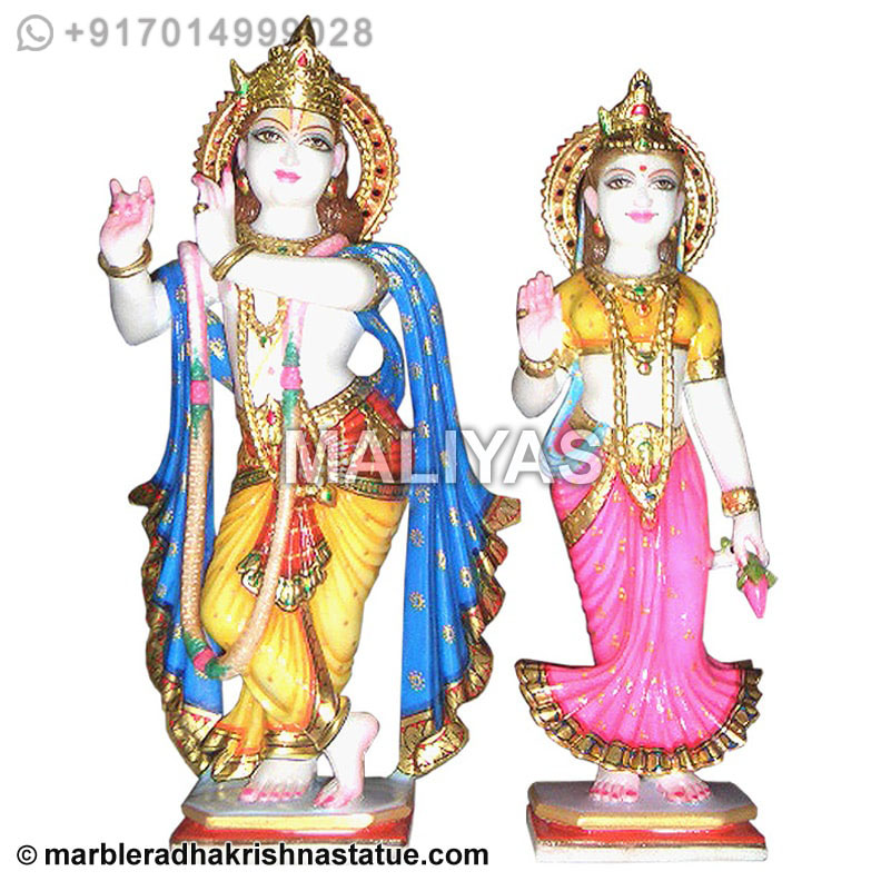 Marble Radha Krishna Sculptures