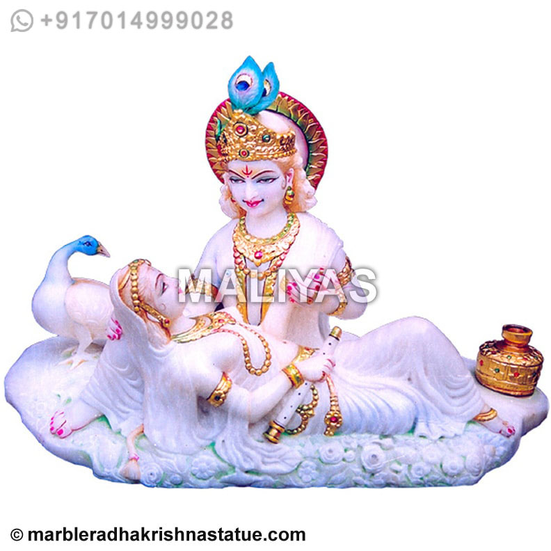 Marble Radhe Krishna Idol