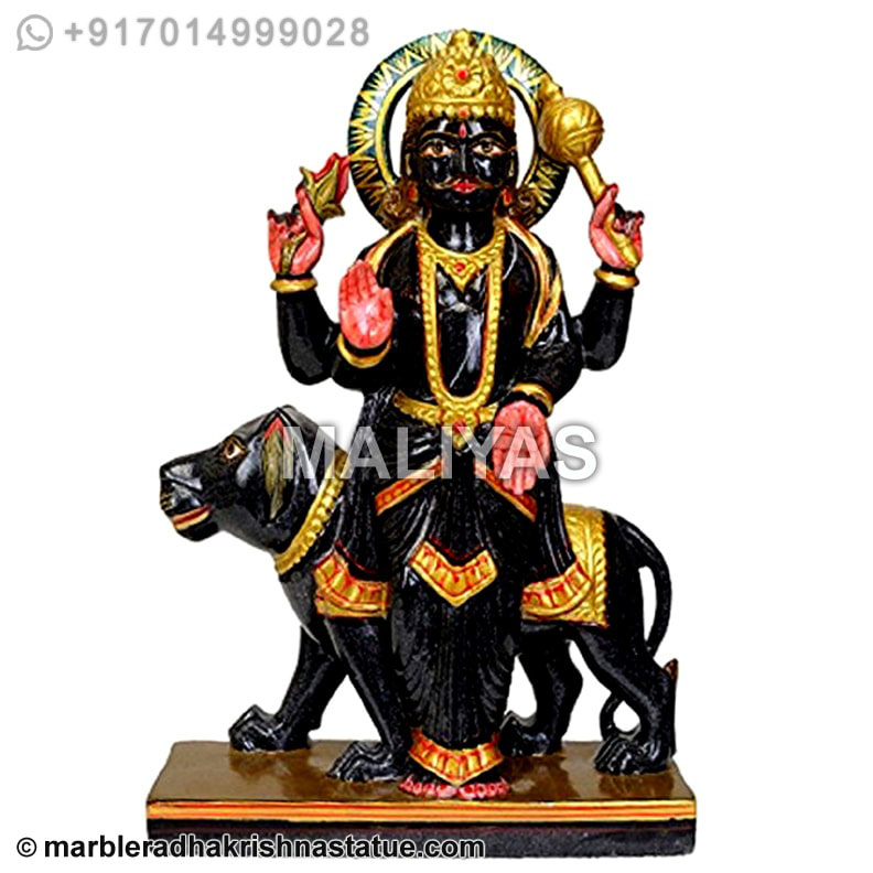 Marble Rahu Navagraha Statue