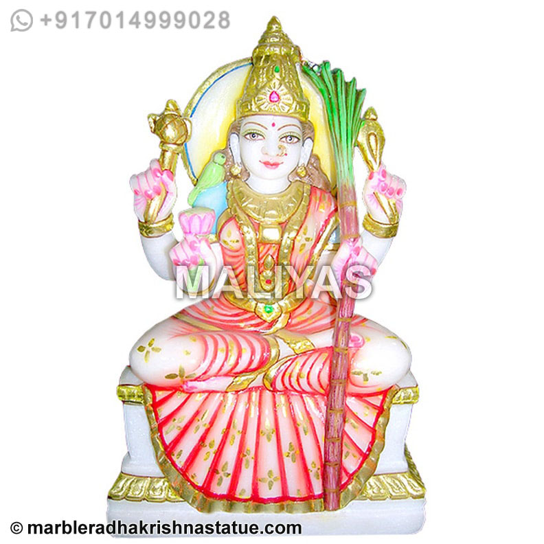 Marble Raj Rajeswari Devi Murti