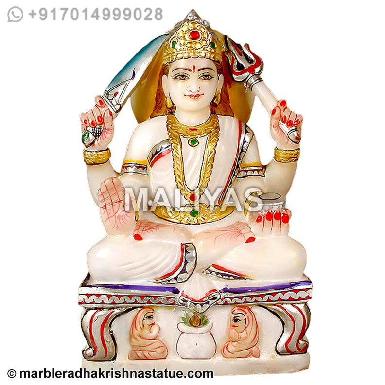 Marble Santoshi Maa Statue