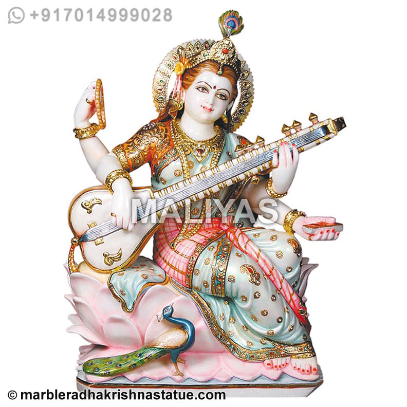 Marble Saraswati Statue Online
