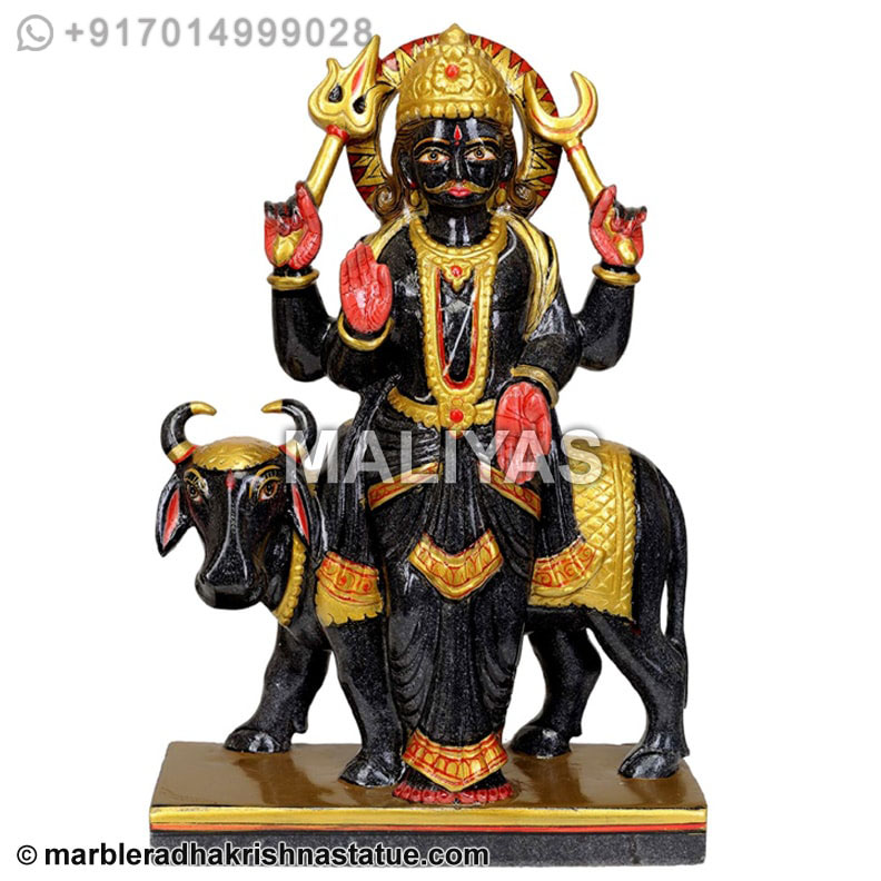 Marble Shani Navagraha Statue