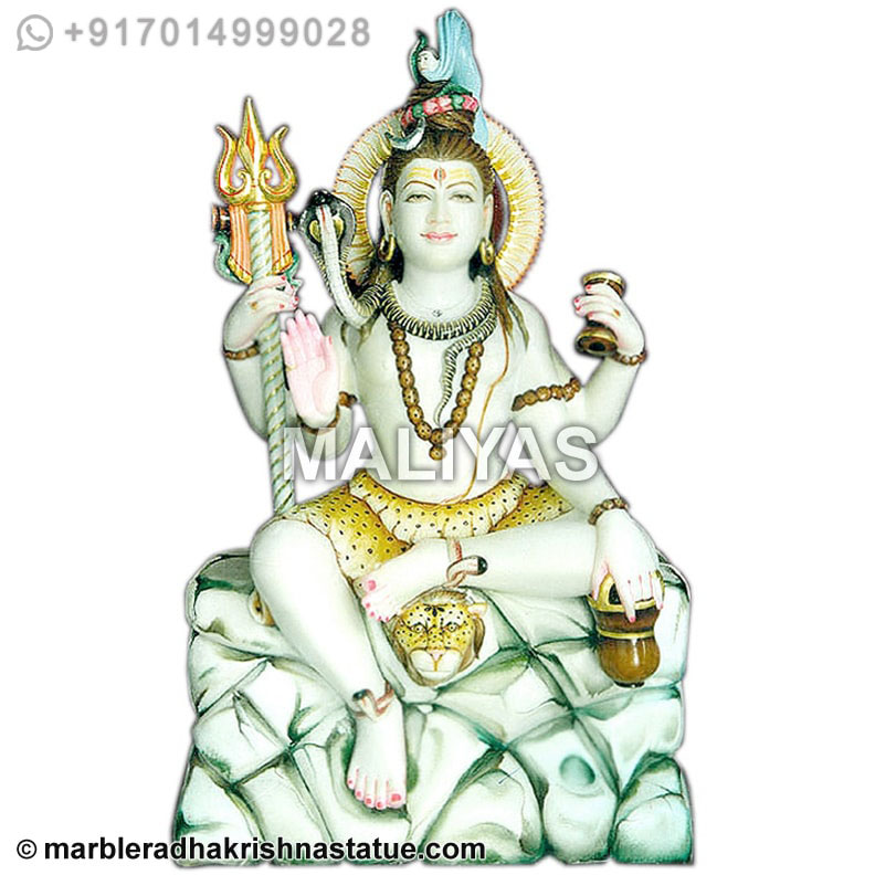 Marble Shankar Statue