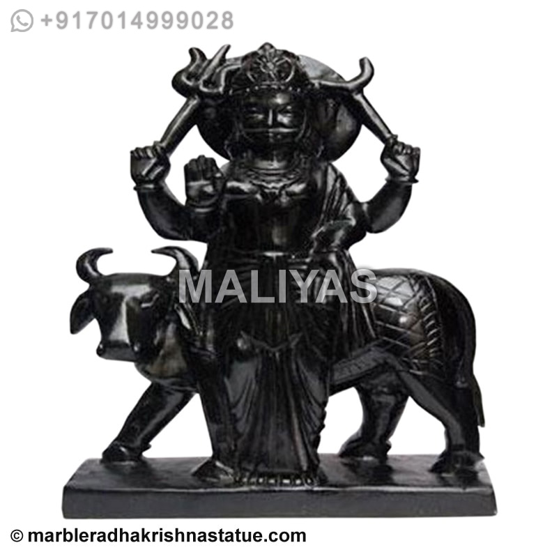 Marble Standing Shani Statue