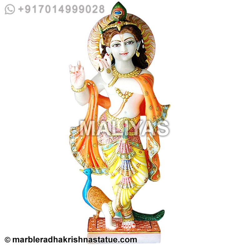 Marble Statue of Lord Krishna