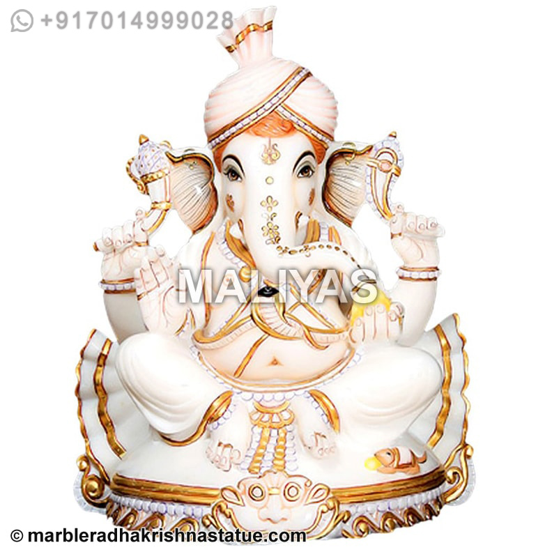 Marble Stone Ganesha Statue
