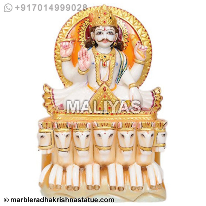 Marble Surya Navagraha Statue