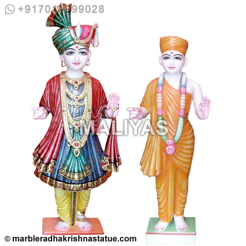 Marble Swaminarayan Statue