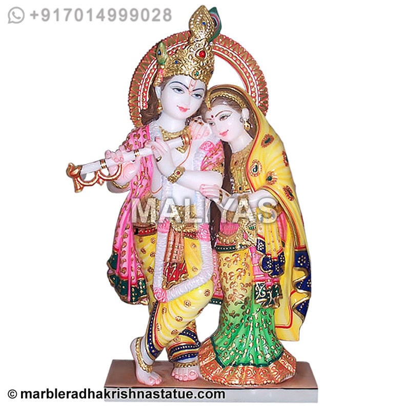 Radha Krishna Idols from Marble