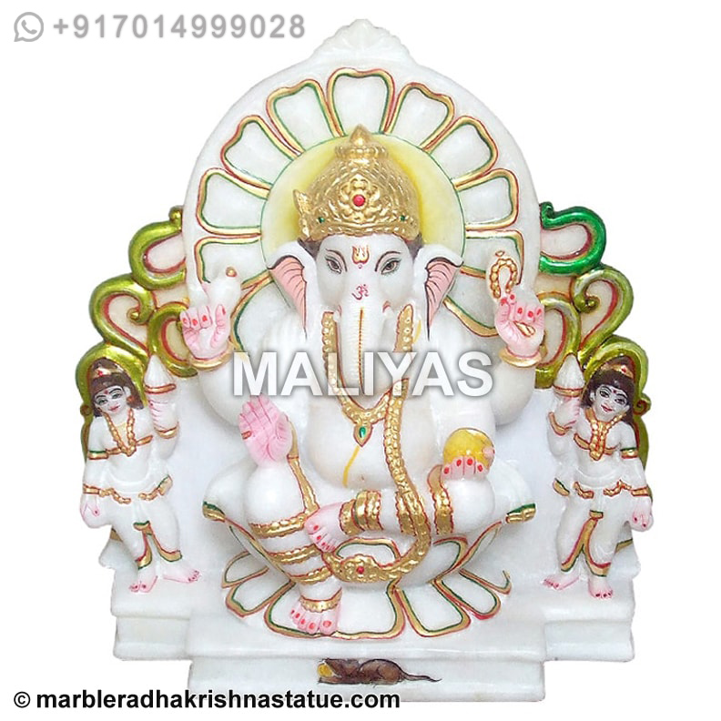 Riddhi siddhi Ganesh Statue