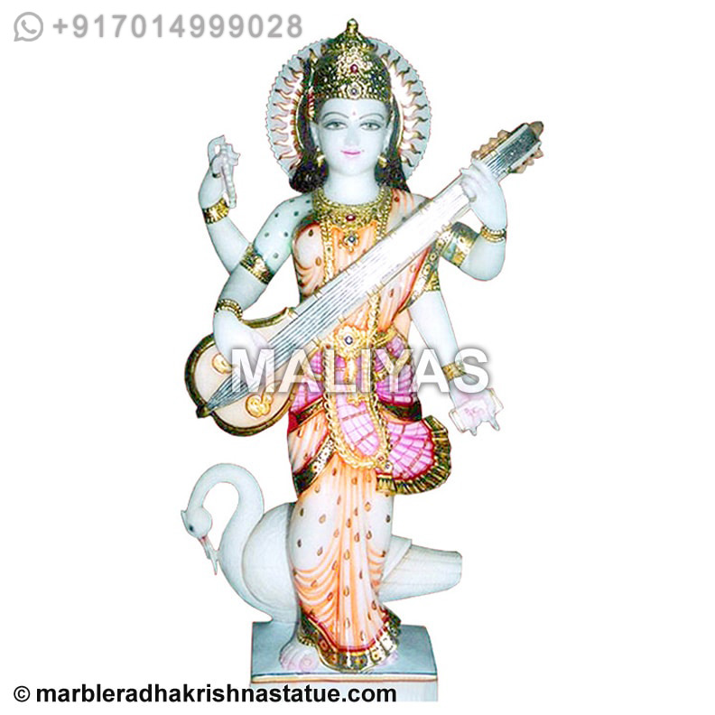 Standing Saraswati Mata Statue