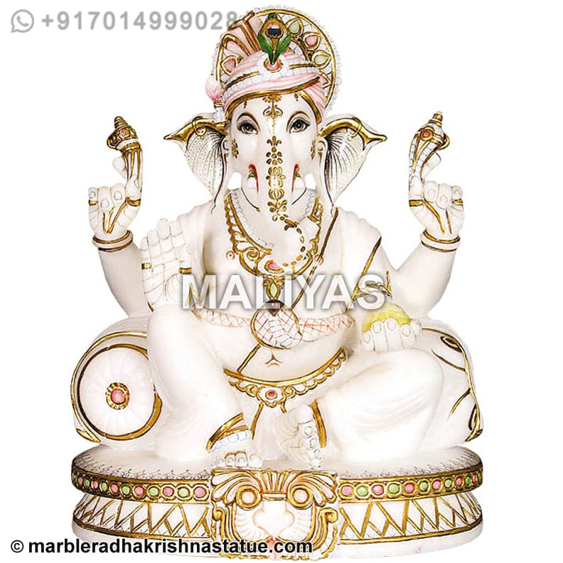 Stone Beautiful Ganesha Sculpture