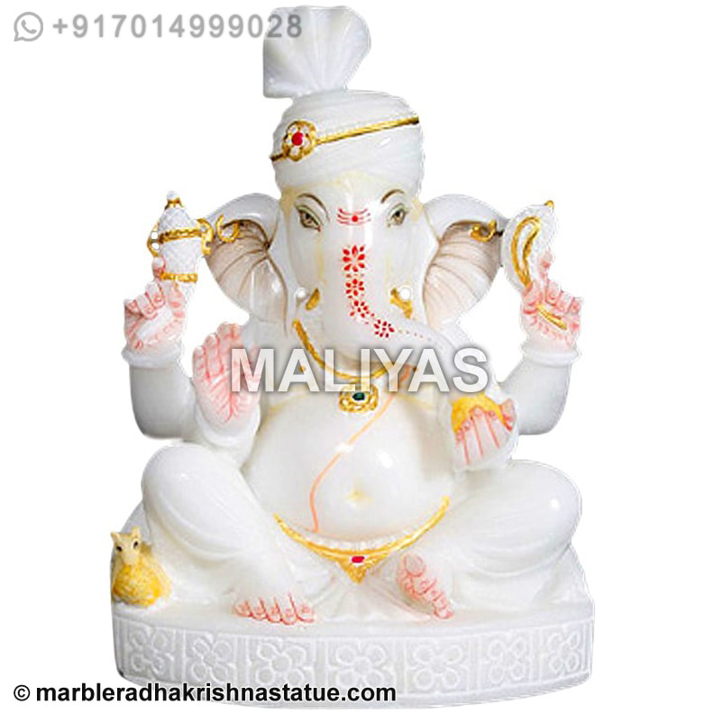 Vietnam Marble Ganesha Statue