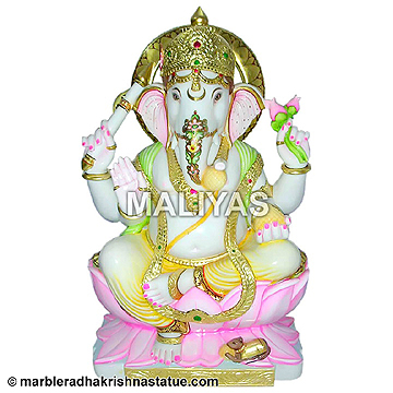 Classic Ganesha Statue made of Marble