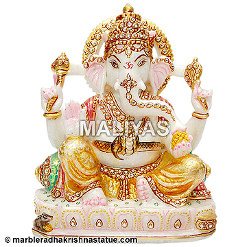 Lord Ganesh Murti from Marble