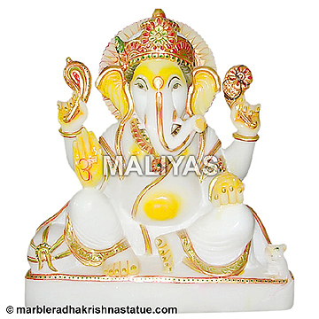 Makrana Marble Ganesh Ji Statue