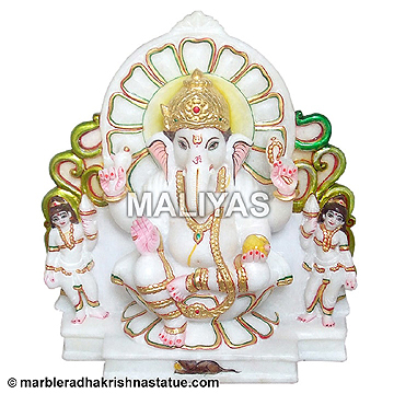 Riddhi siddhi Ganesh Statue