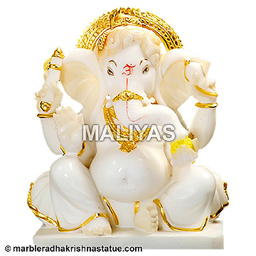 Marble Ganesha Moorti