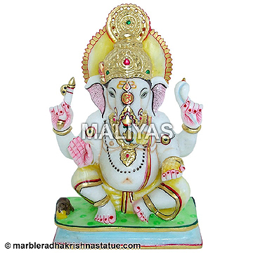 Marble Ganesh Ji Statue