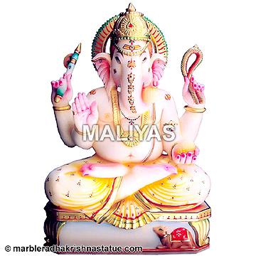 Ganesha Marble Idol
