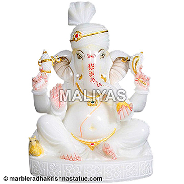 Vietnam Marble Ganesha Statue